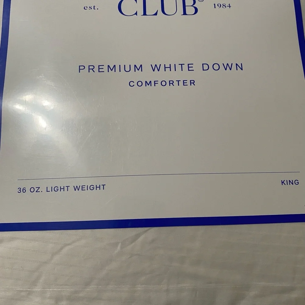 Charter Club White Down Lightweight Comforter, King